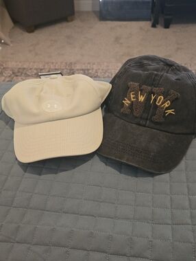 Lot of 2 Ladies Baseball Caps NWT